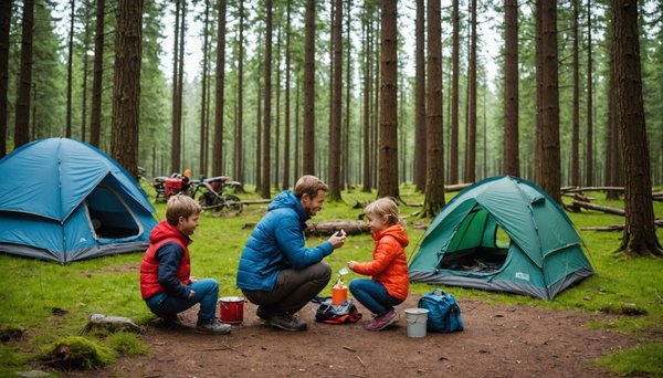 Organiser un camping en forêt avec des enfants: comment s'y prendre?